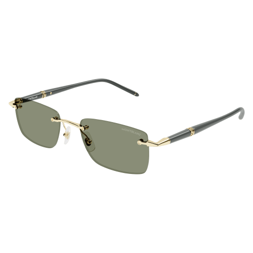 Gafas de sol Montblanc Hombre MB0344S005-GOLD-GREY-GREEN54 - MB0344S005-GOLD-GREY-GREEN54